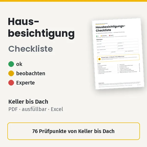 Vorschau: Hausbesichtigungs-Checkliste